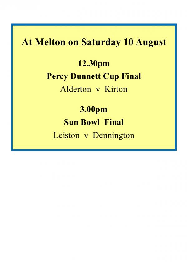 Sun Dunnett Finals